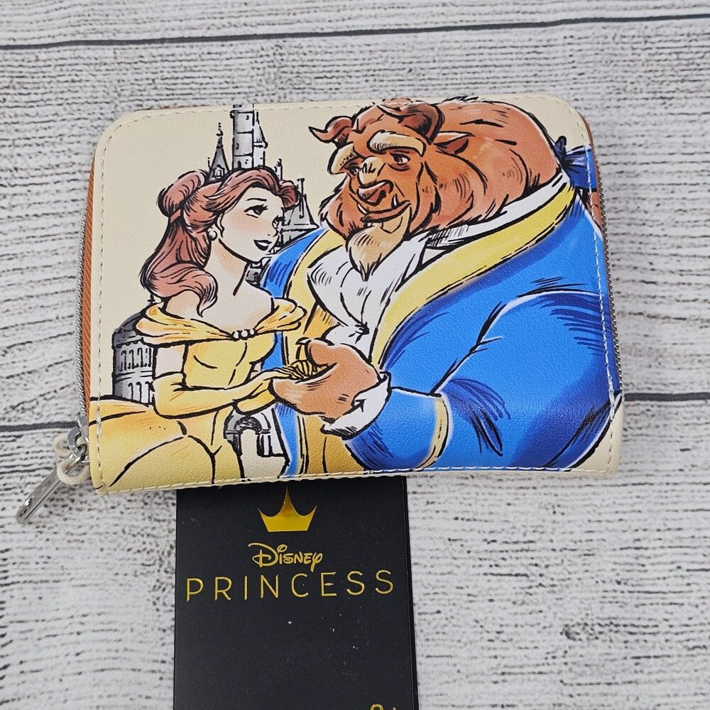 NWT Loungefly Disney Beauty And The Beast Couple … - image 2